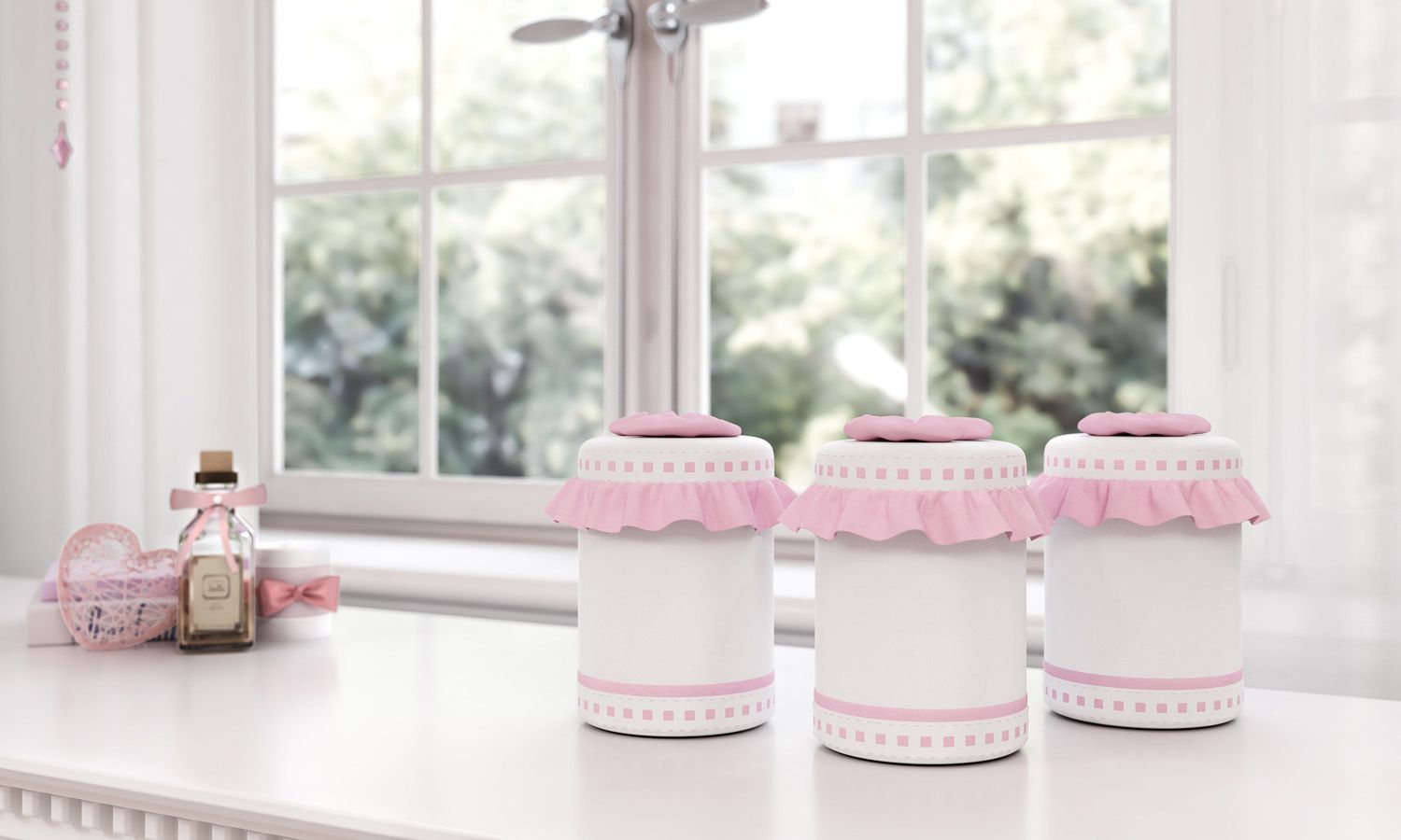 Cesta com Potes Pequena Bailarina