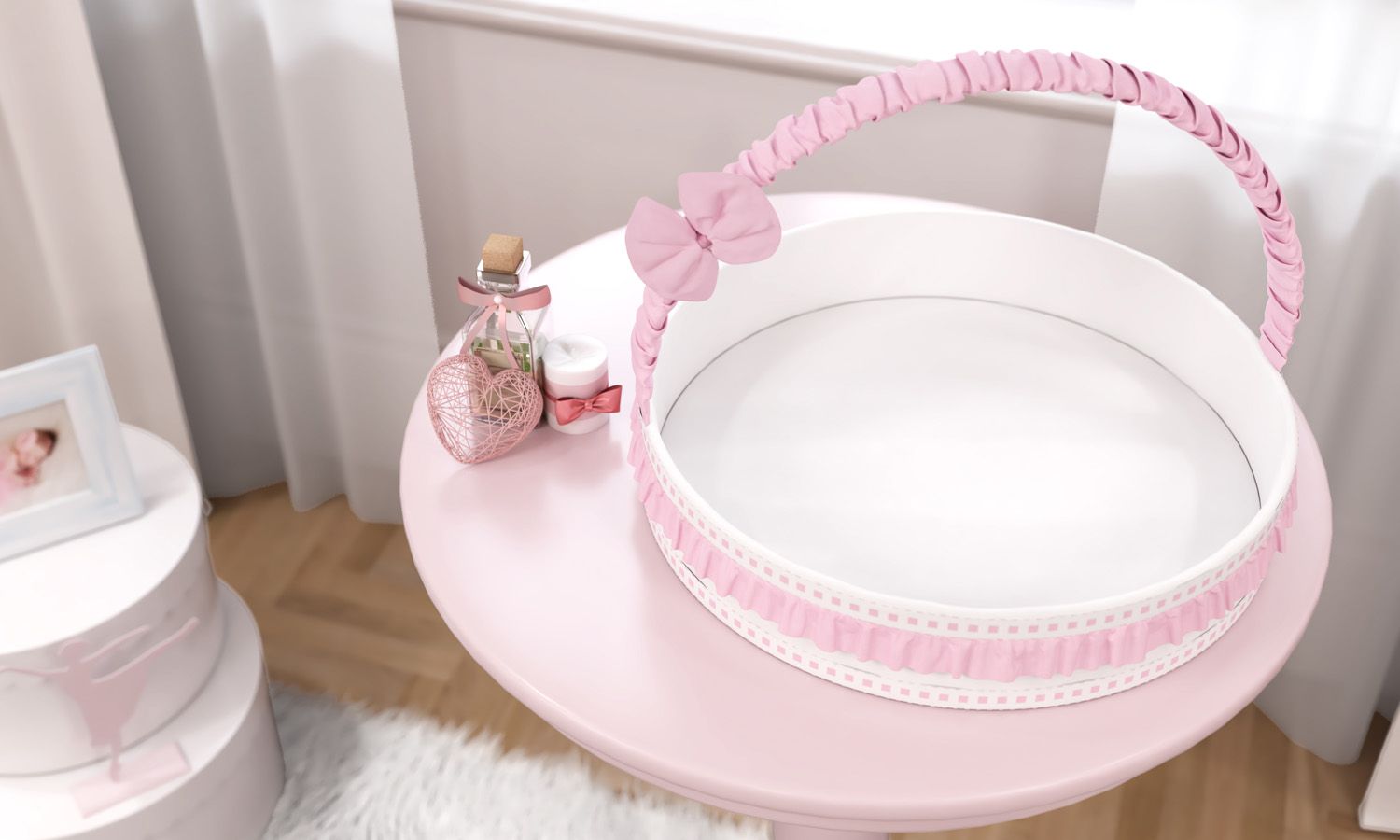 Cesta com Potes Pequena Bailarina