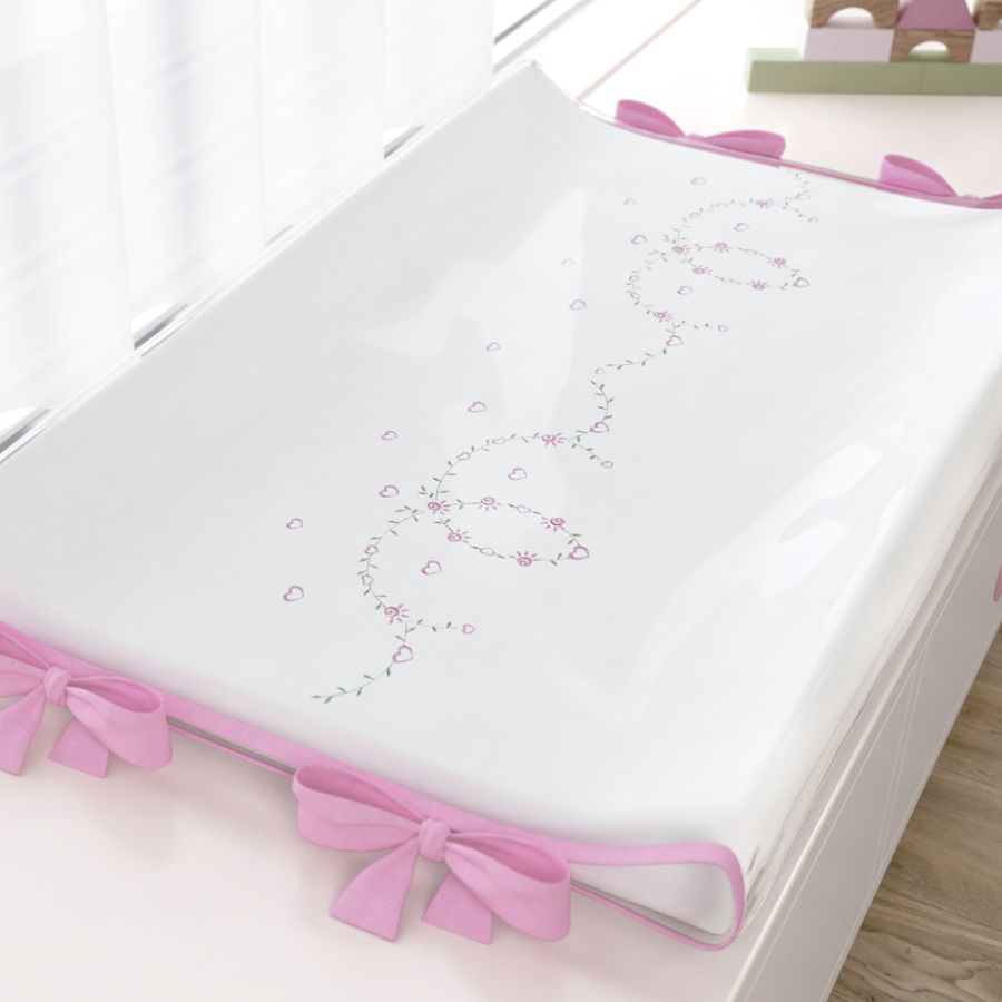 Trocador de Fraldas Americano Alice Rosa