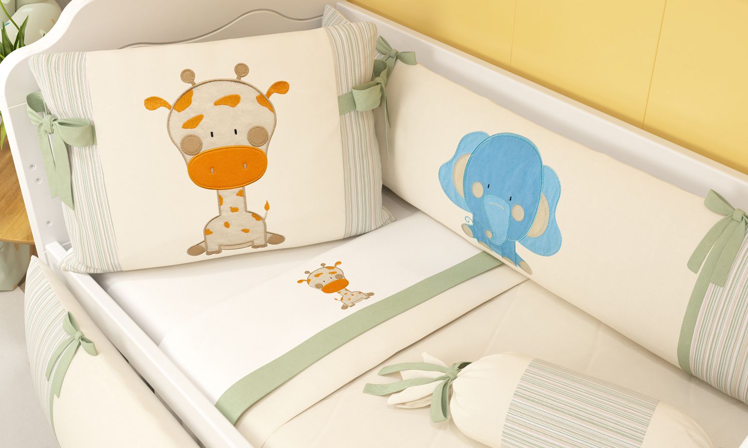 Kit Berço Brincadeira na Selva