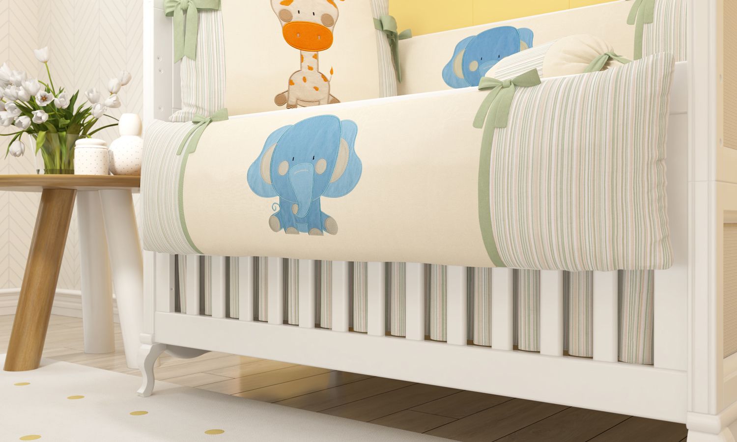 Kit Berço Brincadeira na Selva