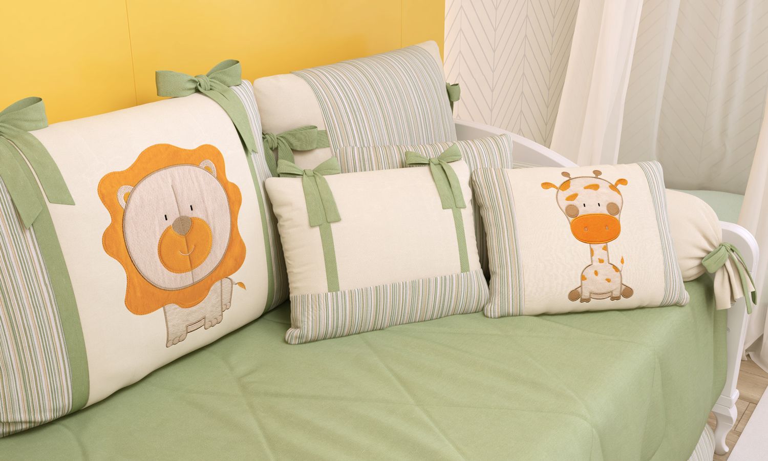 Kit Cama Babá Brincadeira na Selva