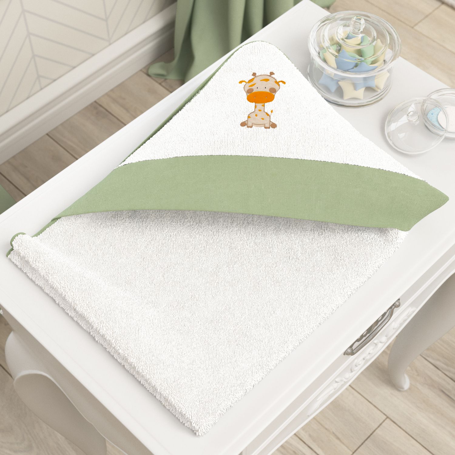 Toalha com Capuz Brincadeira na Selva