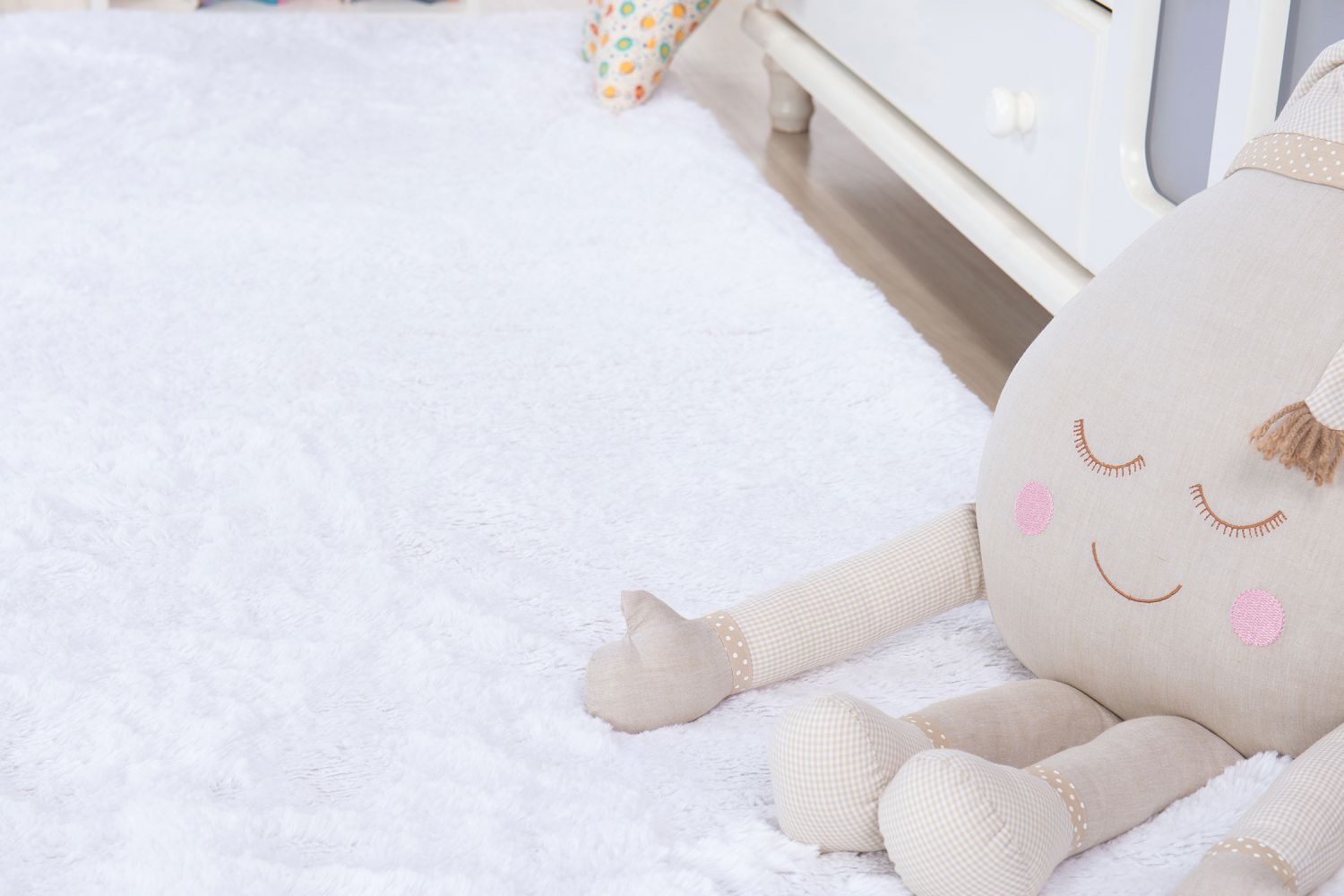 Tapete Sutille Branco Fofinho 1,90 M