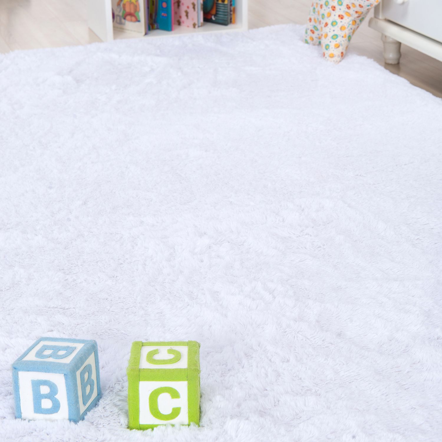 Tapete Sutille Branco Fofinho 1,90 M