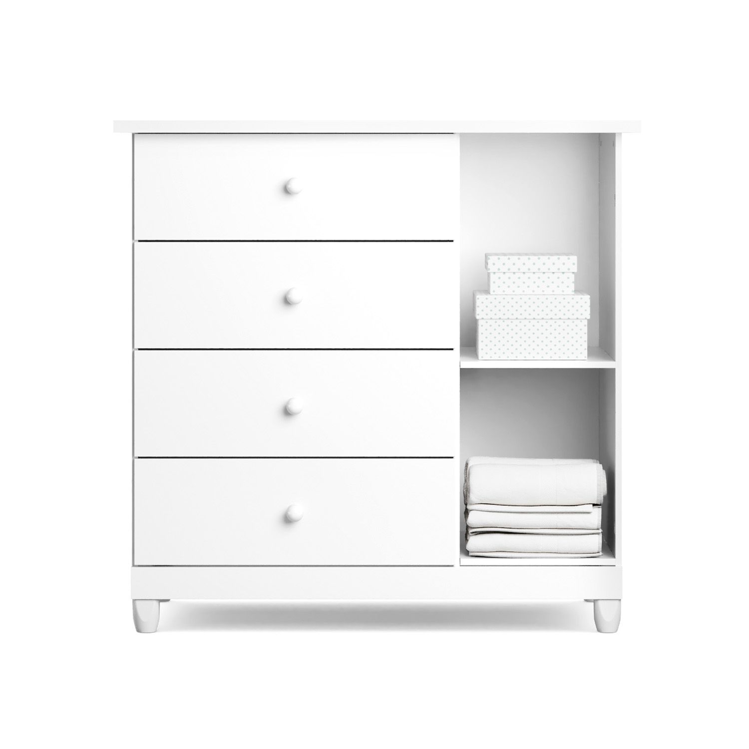 Cômoda Infantil Branco com Porta Mila