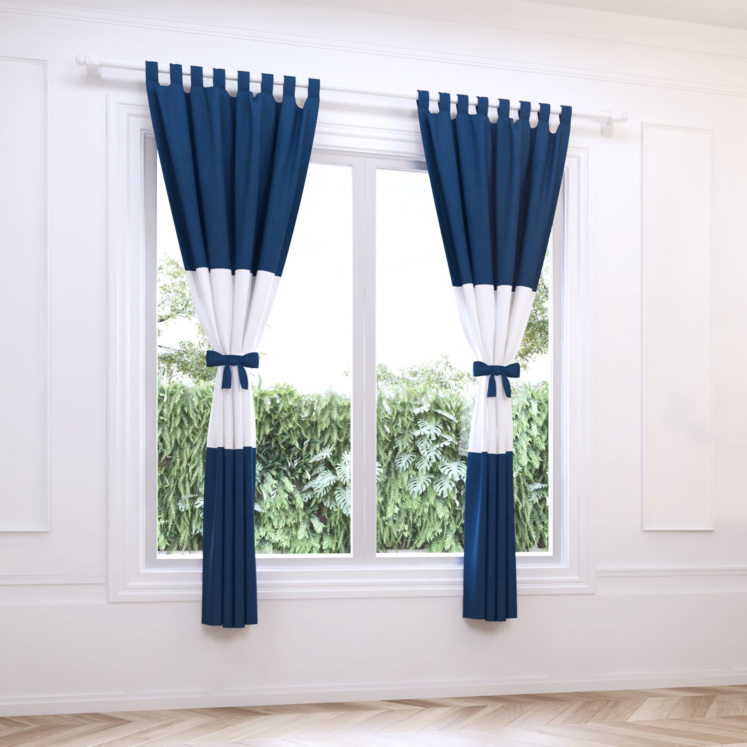 Cortina Ursinho Clássico Marinho 1,50m