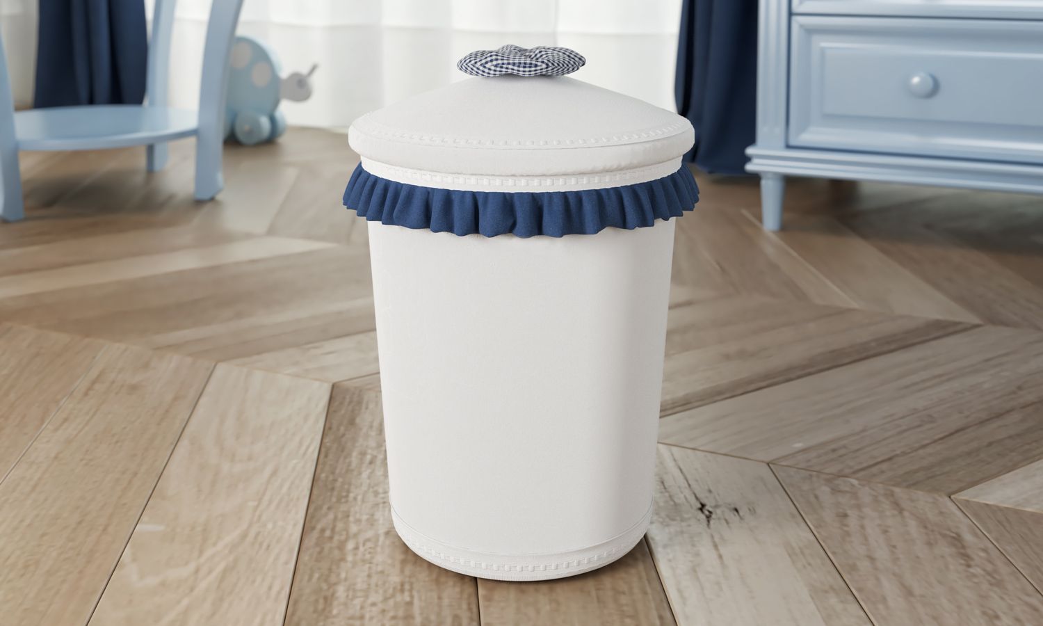 Lixeira Ursinho Clássico Marinho