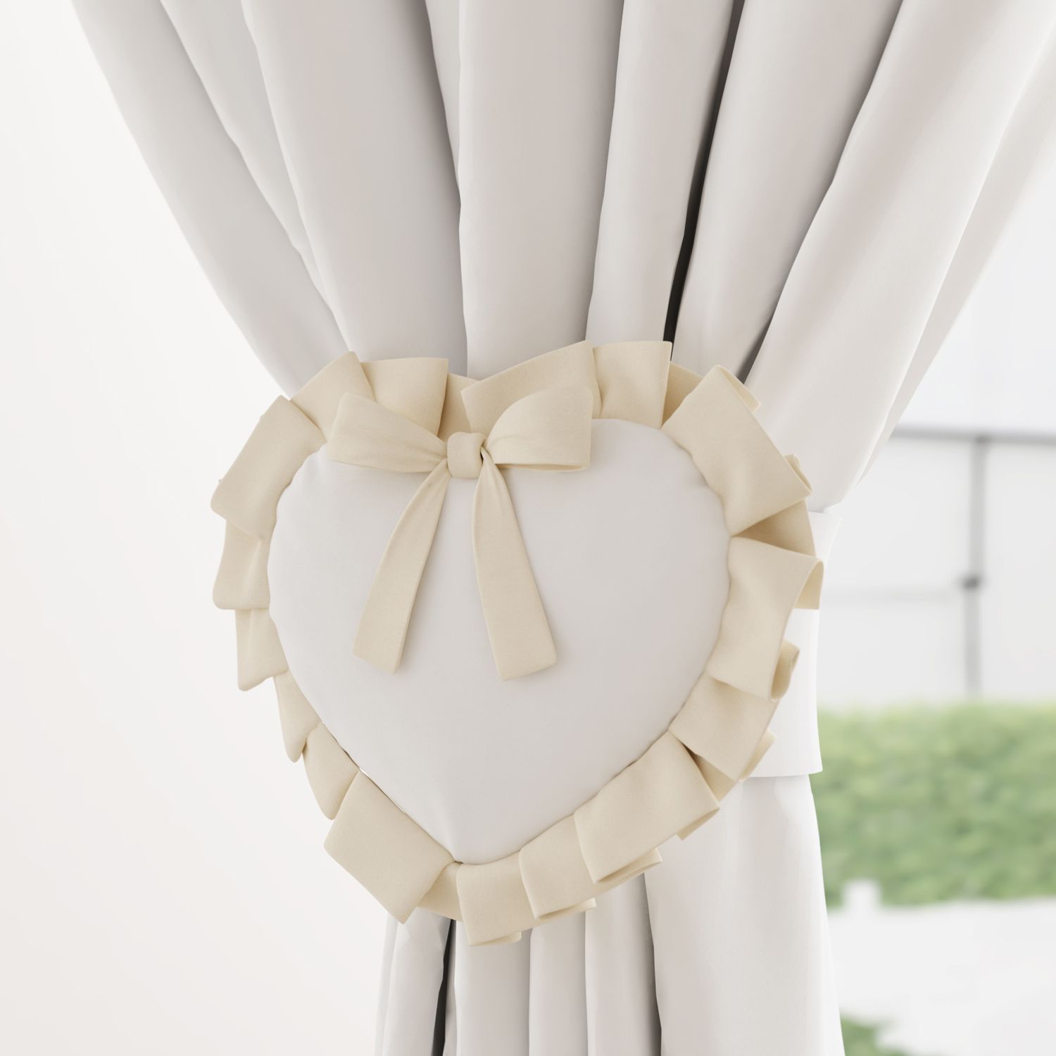 Prendedor de Cortina Alice Rosa 2 Peças