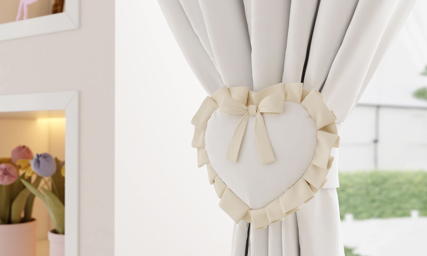 Cortina Alice Rosa 1,50m