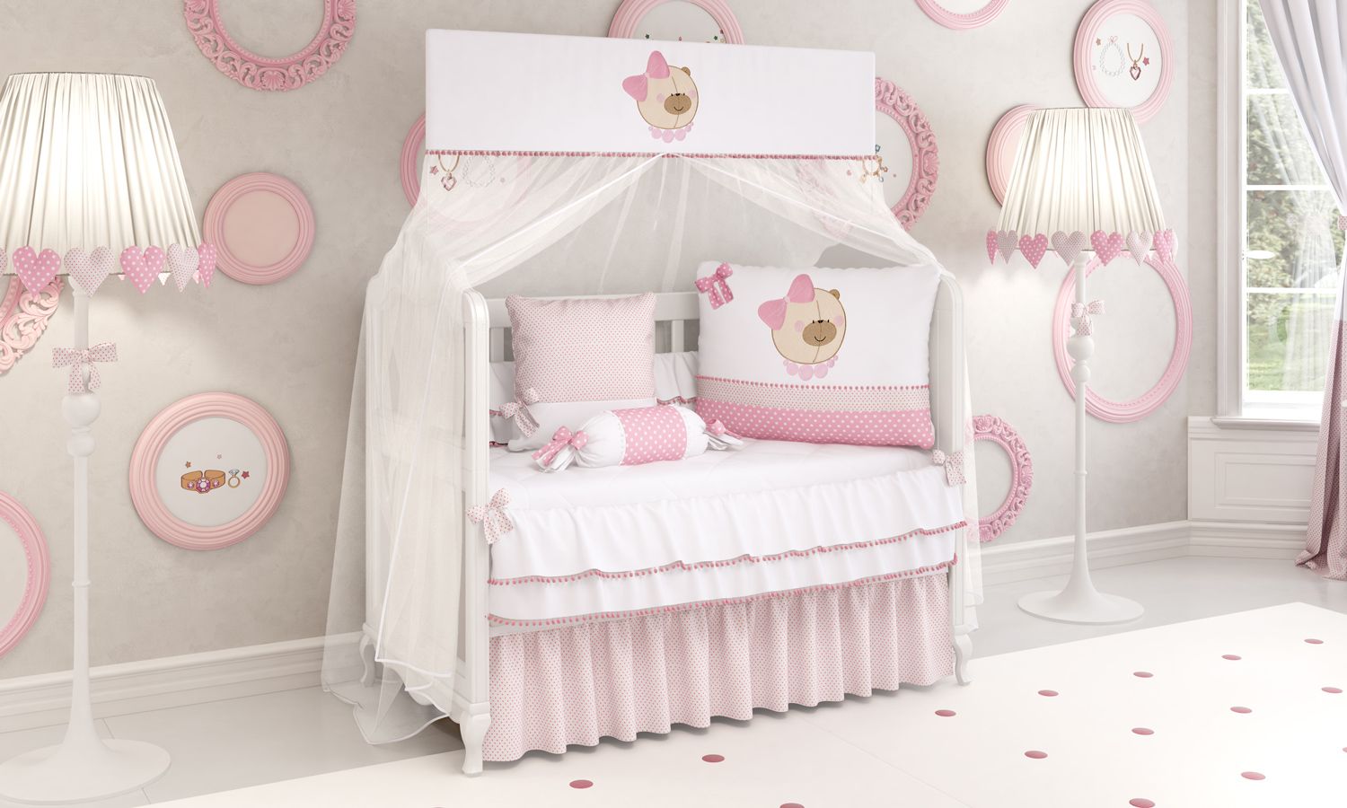 Kit Berço Nina Luxuosa