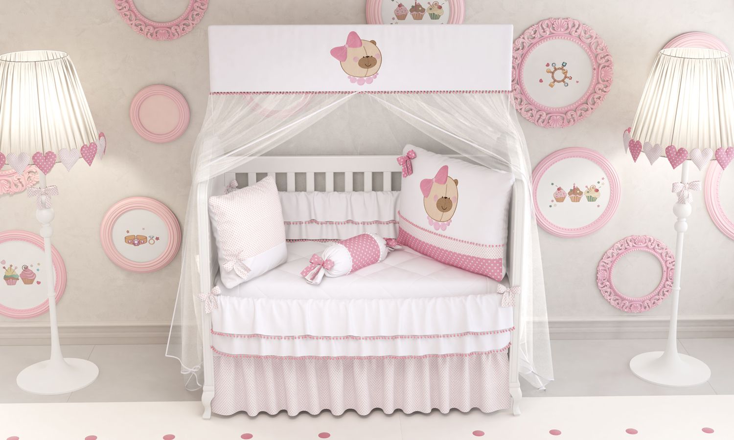 Kit Berço Nina Luxuosa