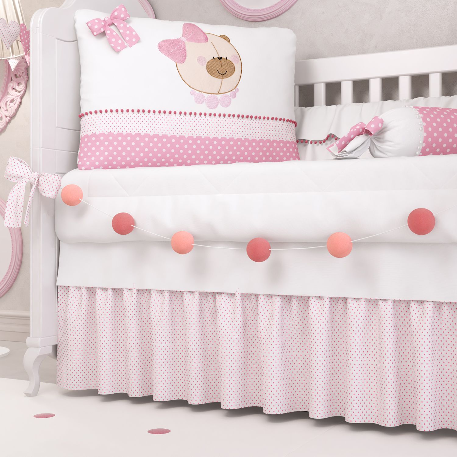 Varal de Berço Nina Luxuosa 1,30m