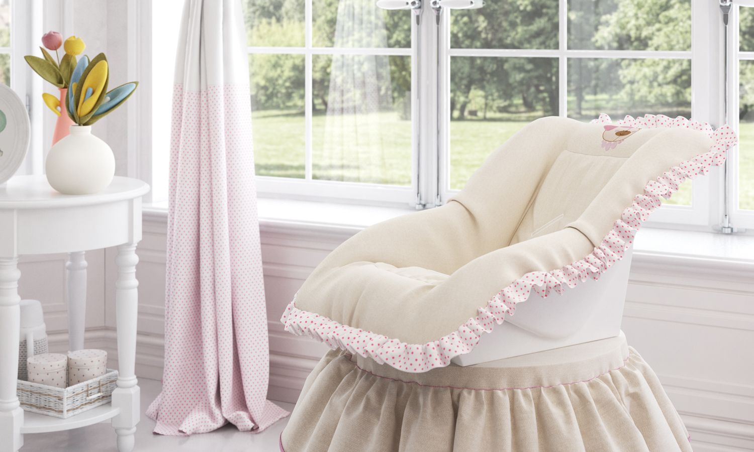 Capa de Bebê Conforto Nina Luxuosa