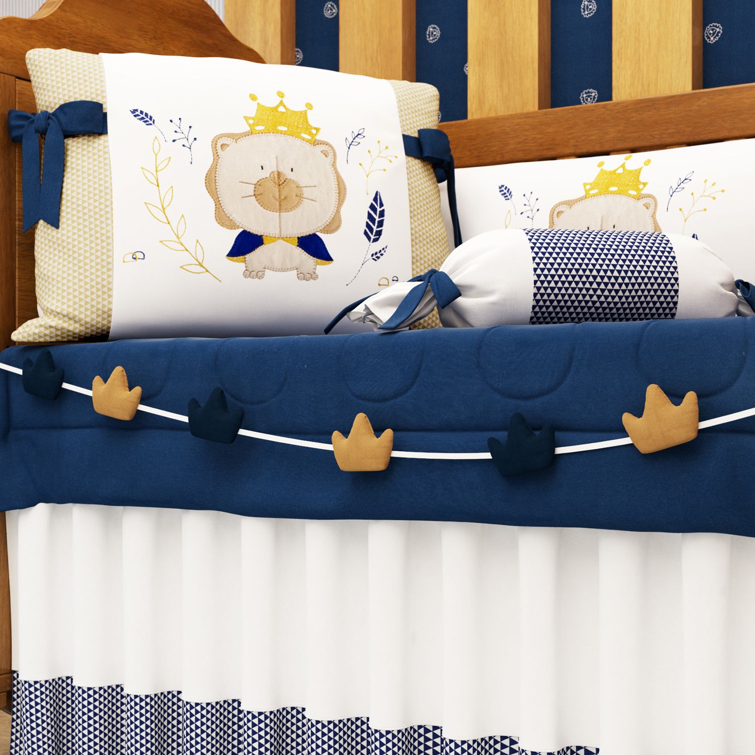 Varal de Berço Reizinho da Floresta 1,30m