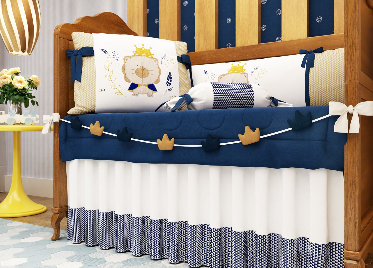 Varal de Berço Reizinho da Floresta 1,30m