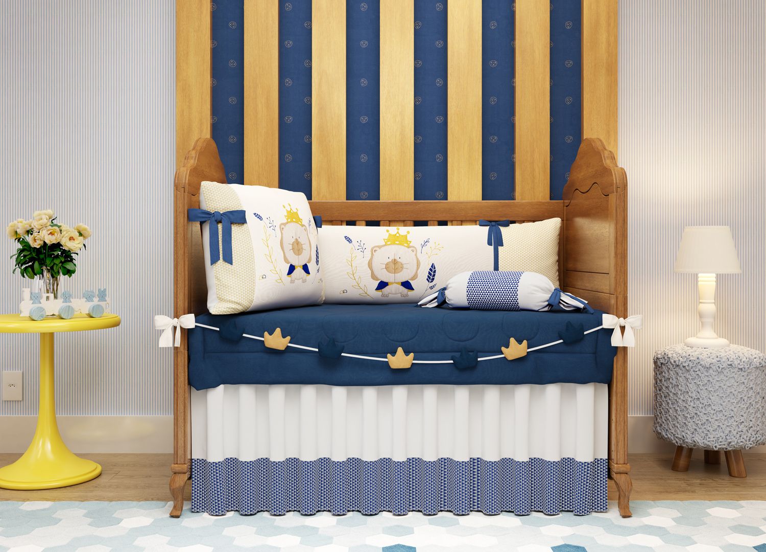 Varal de Berço Reizinho da Floresta 1,30m