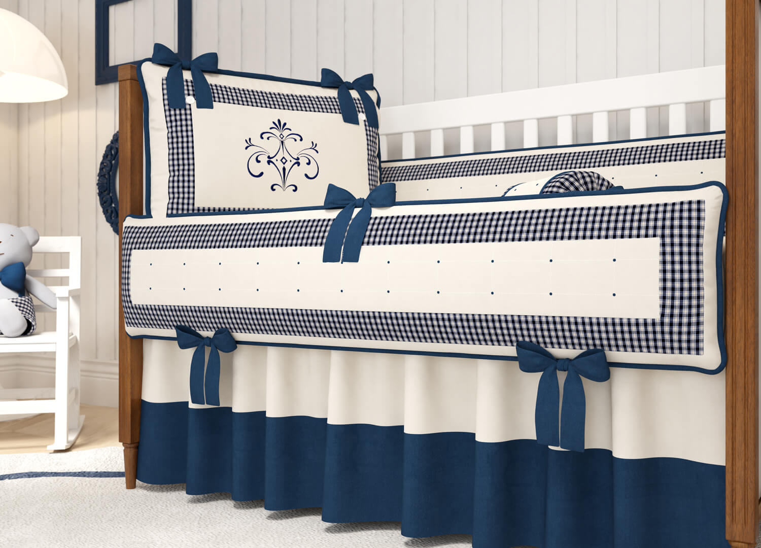 Kit Berço Petit Xadrez