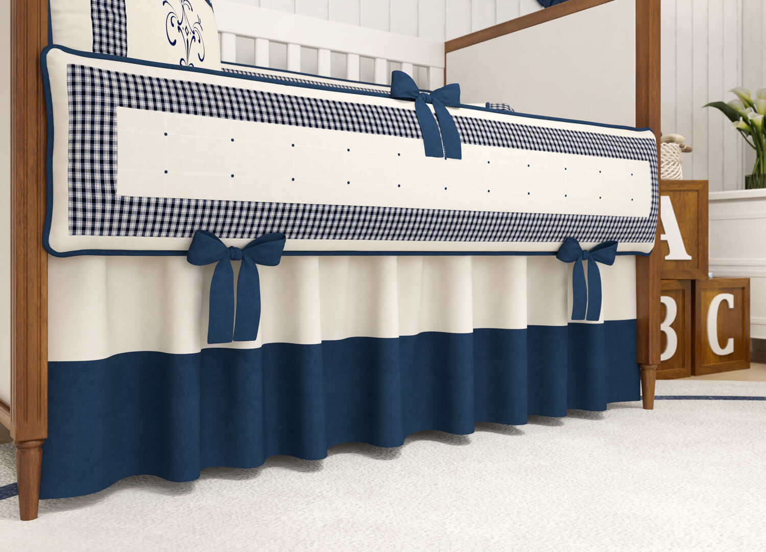 Kit Berço Petit Xadrez