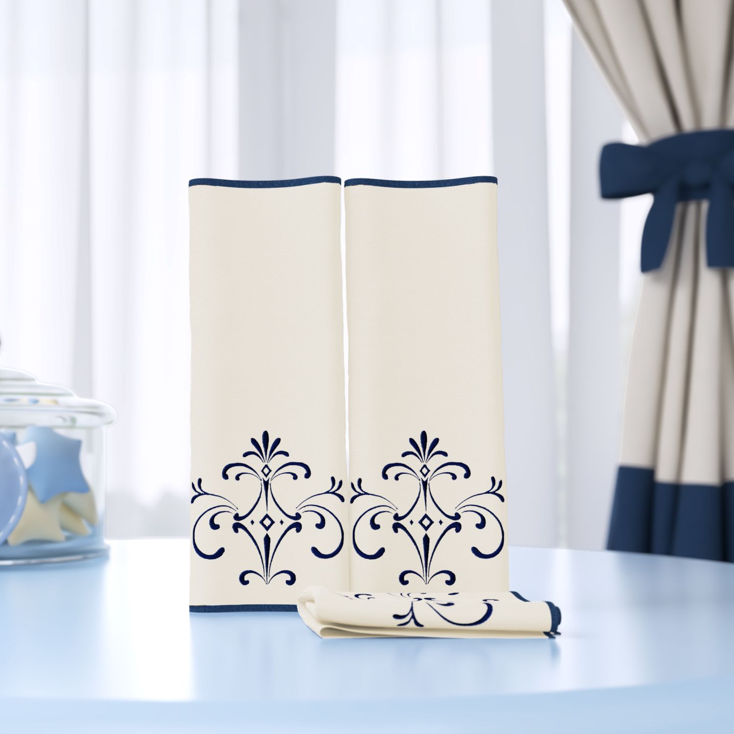 Jogo de Fraldas de Boca Malha Petit Xadrez