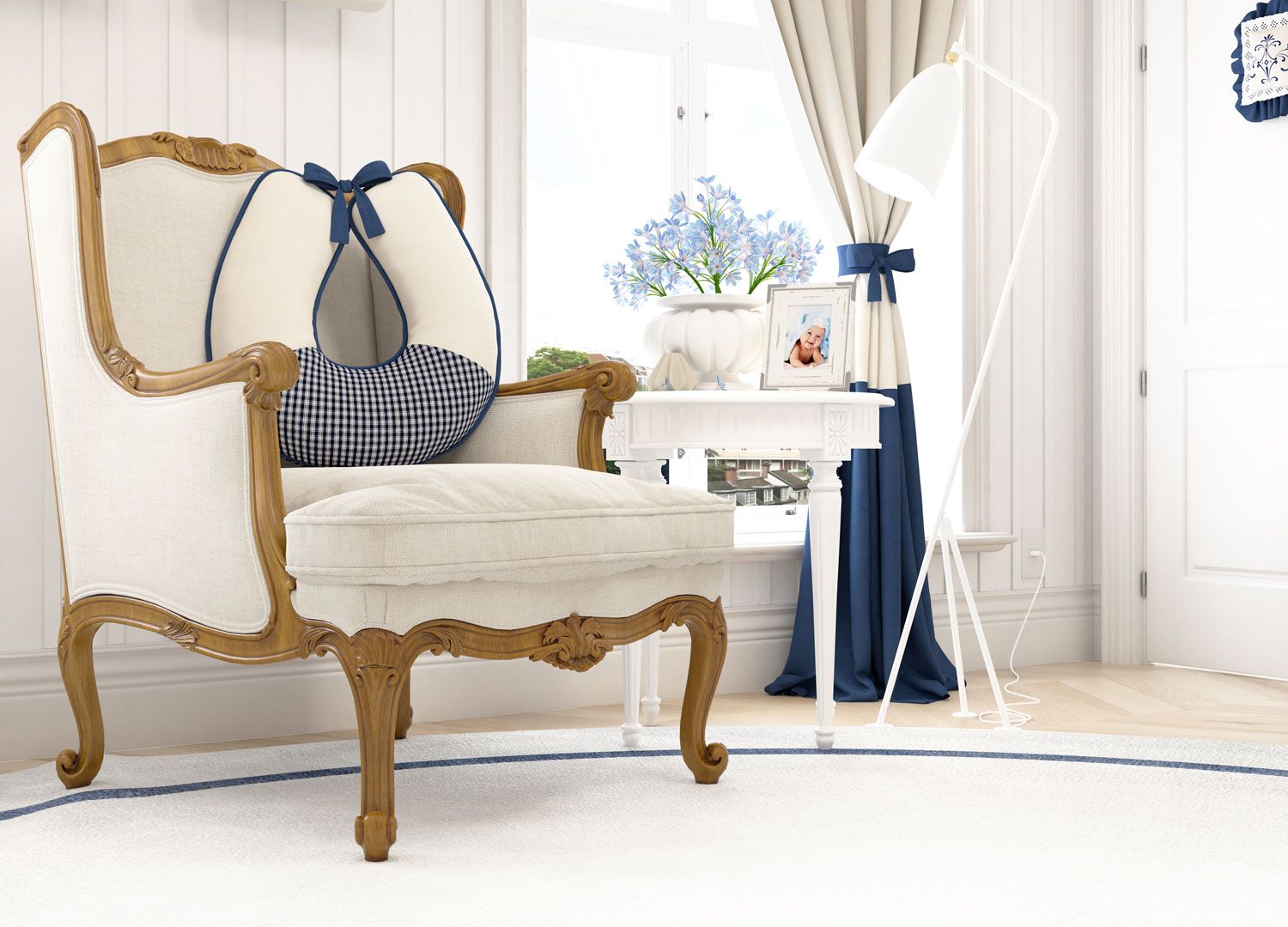 Almofada Amamentação Petit Xadrez