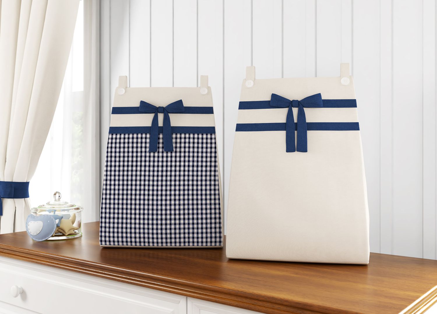 Porta Fraldas Varão Petit Xadrez