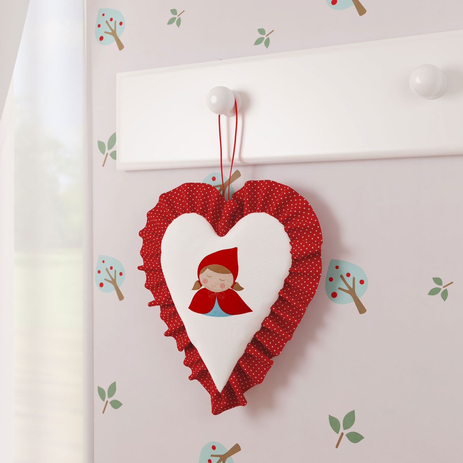 Porta Maternidade Chapeuzinho Vermelho