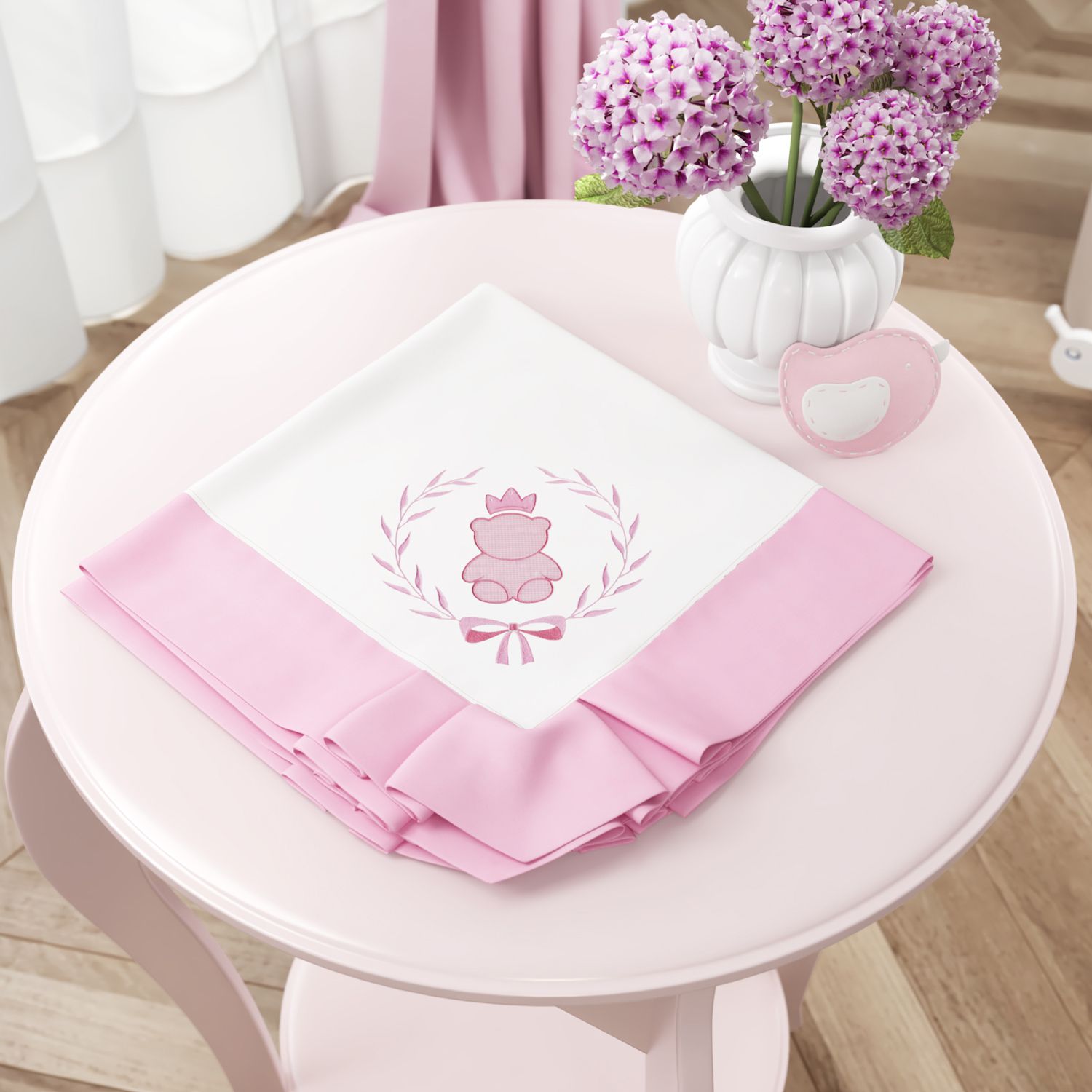 Manta Ursinho Clássico Marinho 75cm