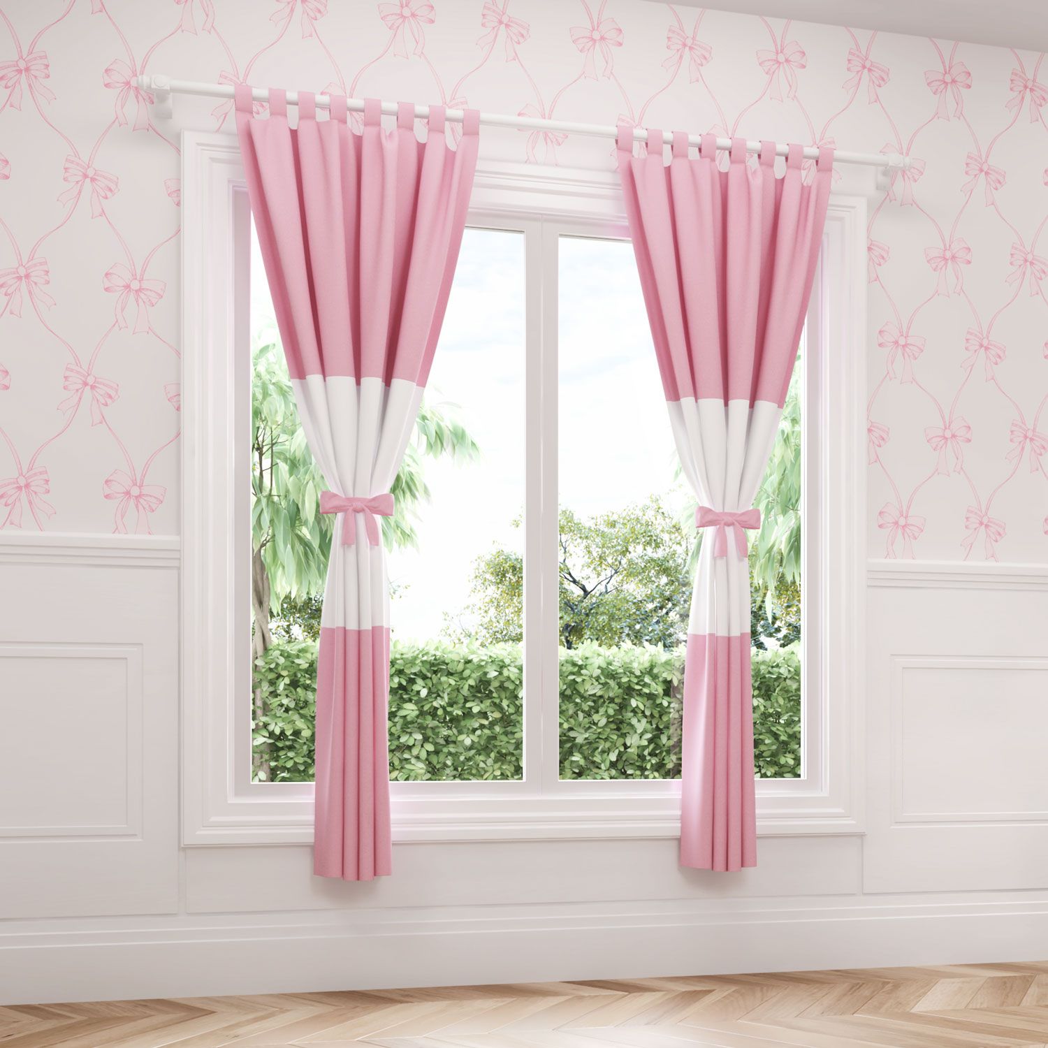 Cortina Ursinho Clássico Marinho 1,50m