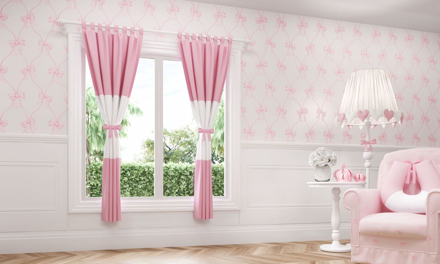 Cortina Ursinho Clássico Marinho 1,50m