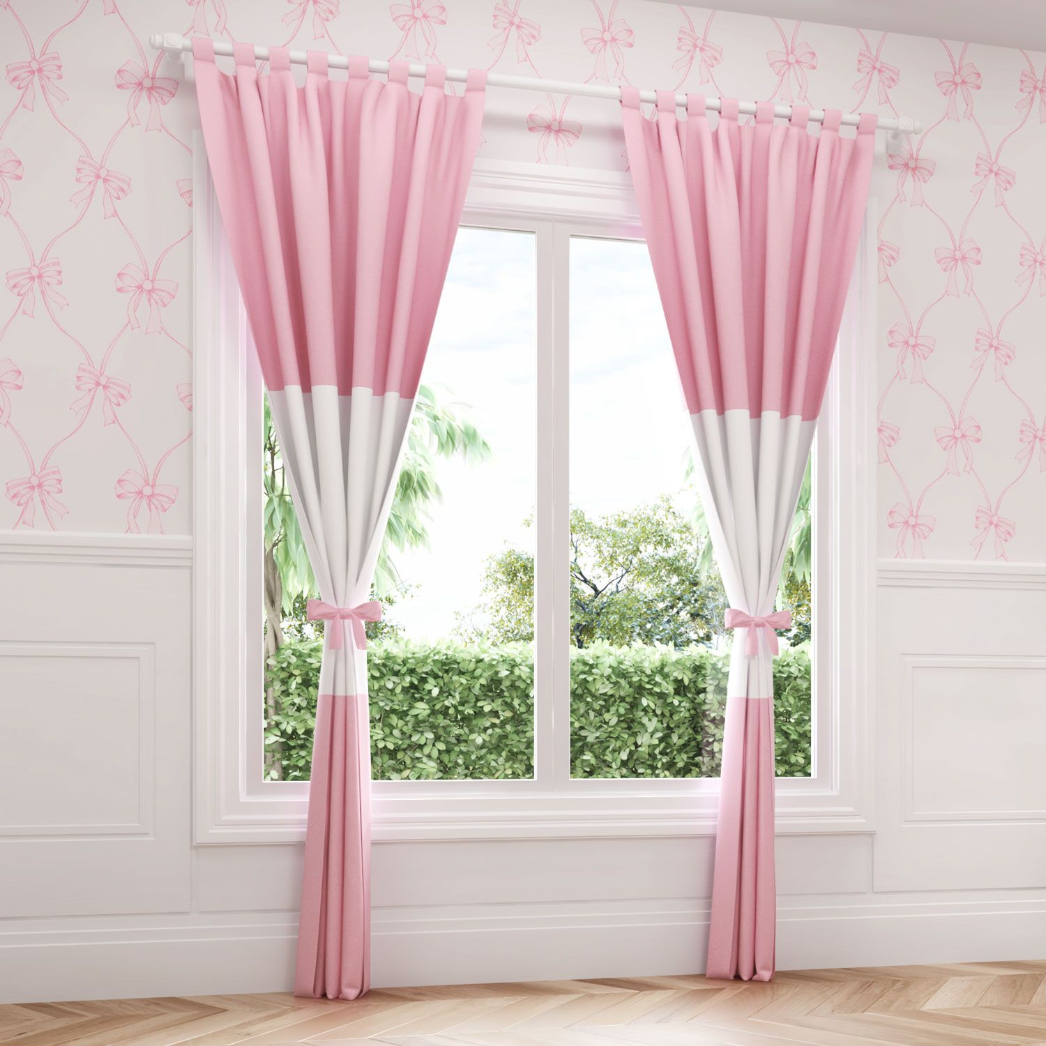 Cortina Ursinho Clássico Marinho 1,50m