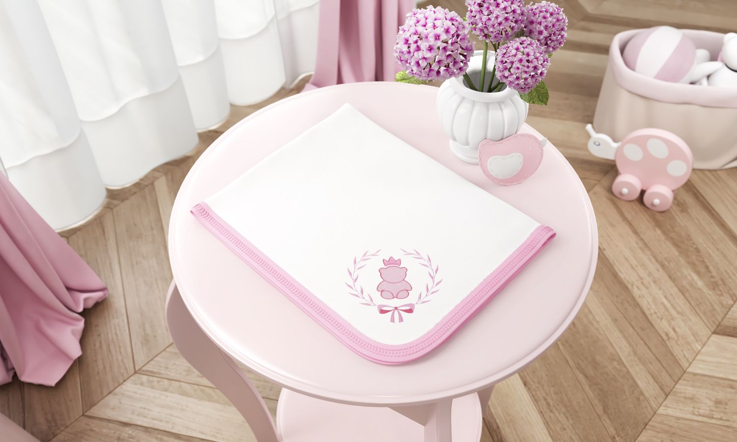 Cueiro Ursinho Clássico Marinho