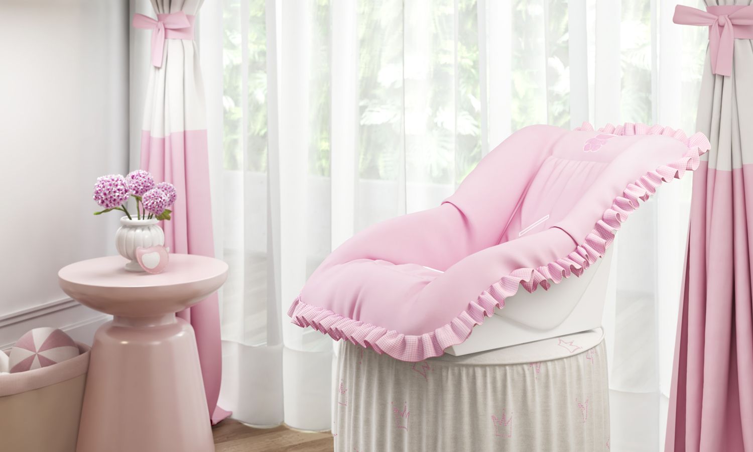 Capa de Bebê Conforto Ursinho Clássico Marinho