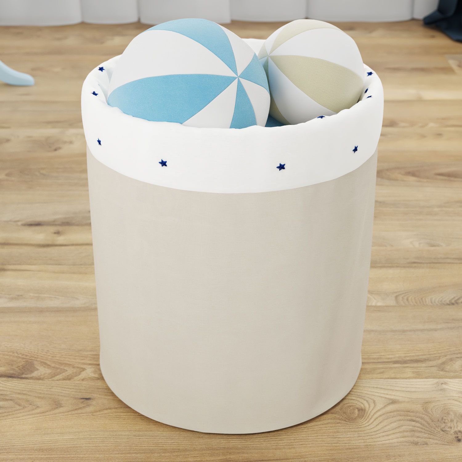 Cesto Organizador para Brinquedos Urso Aviador 35cm