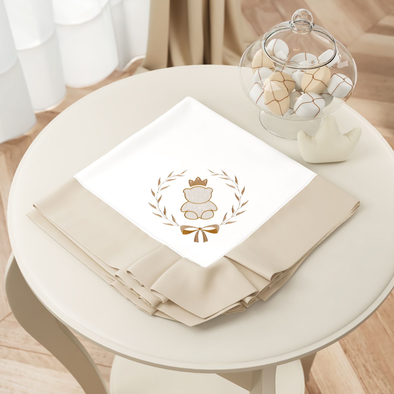 Manta Ursinho Clássico Marinho 75cm