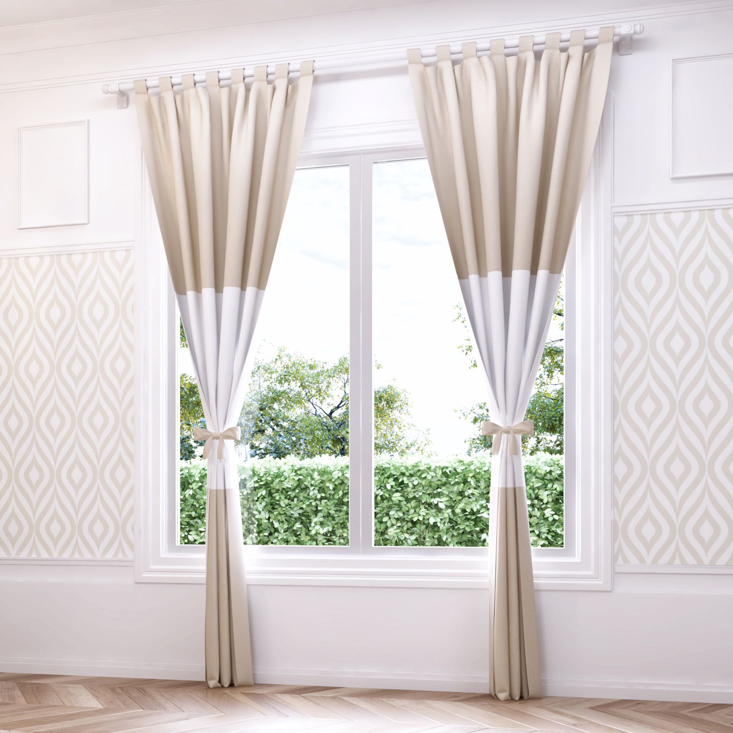 Cortina Ursinho Clássico Marinho 1,50m