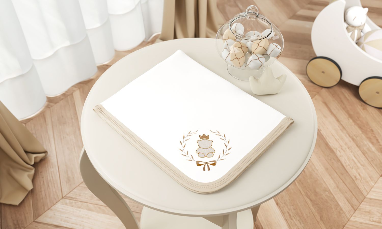 Cueiro Ursinho Clássico Marinho