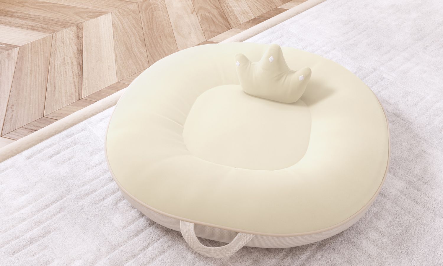 Ninho Xadrez Vichy Azul Marinho 75cm