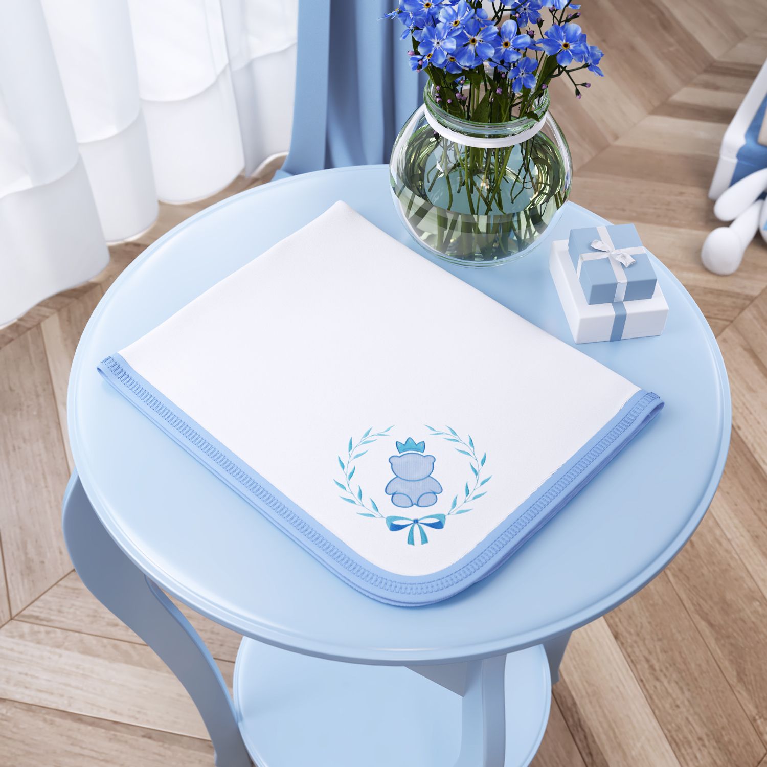 Cueiro Ursinho Clássico Marinho