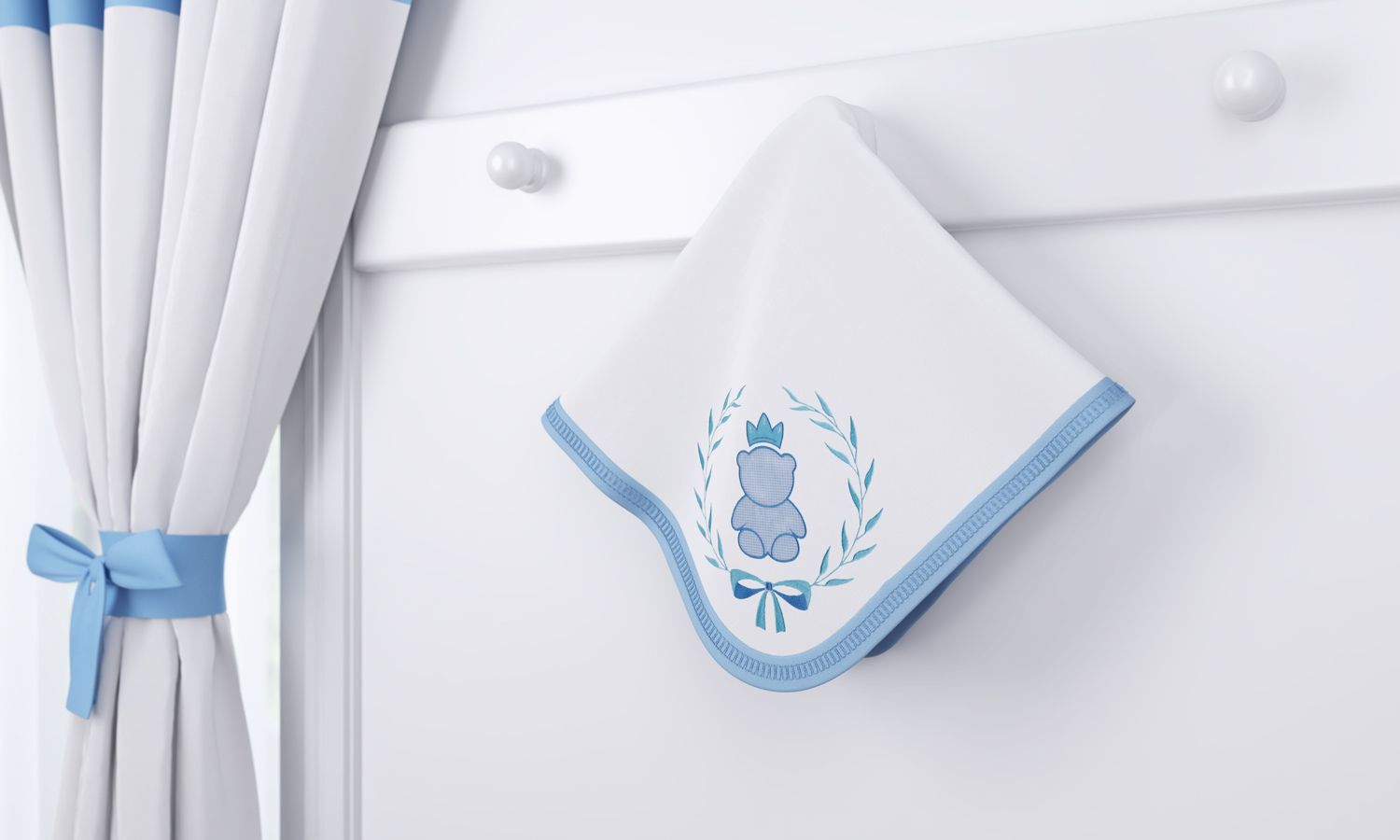 Cueiro Ursinho Clássico Marinho