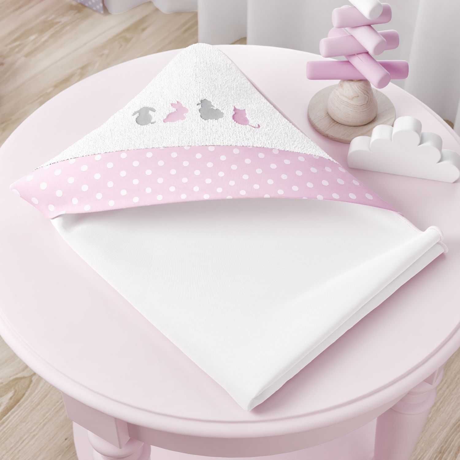 Toalha com Capuz Amiguinhas