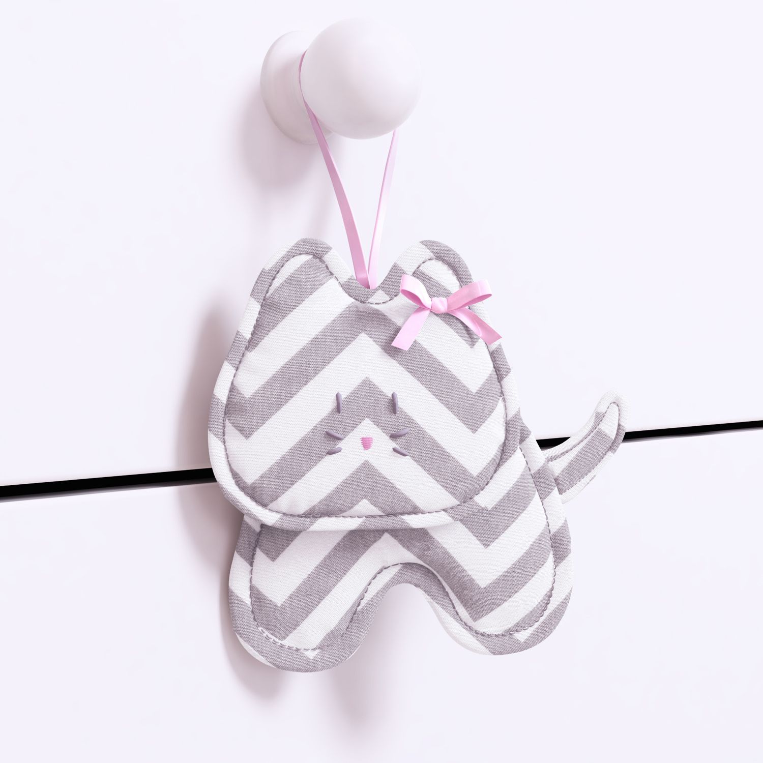 Enfeite para Puxador Gatinha Amiguinhas