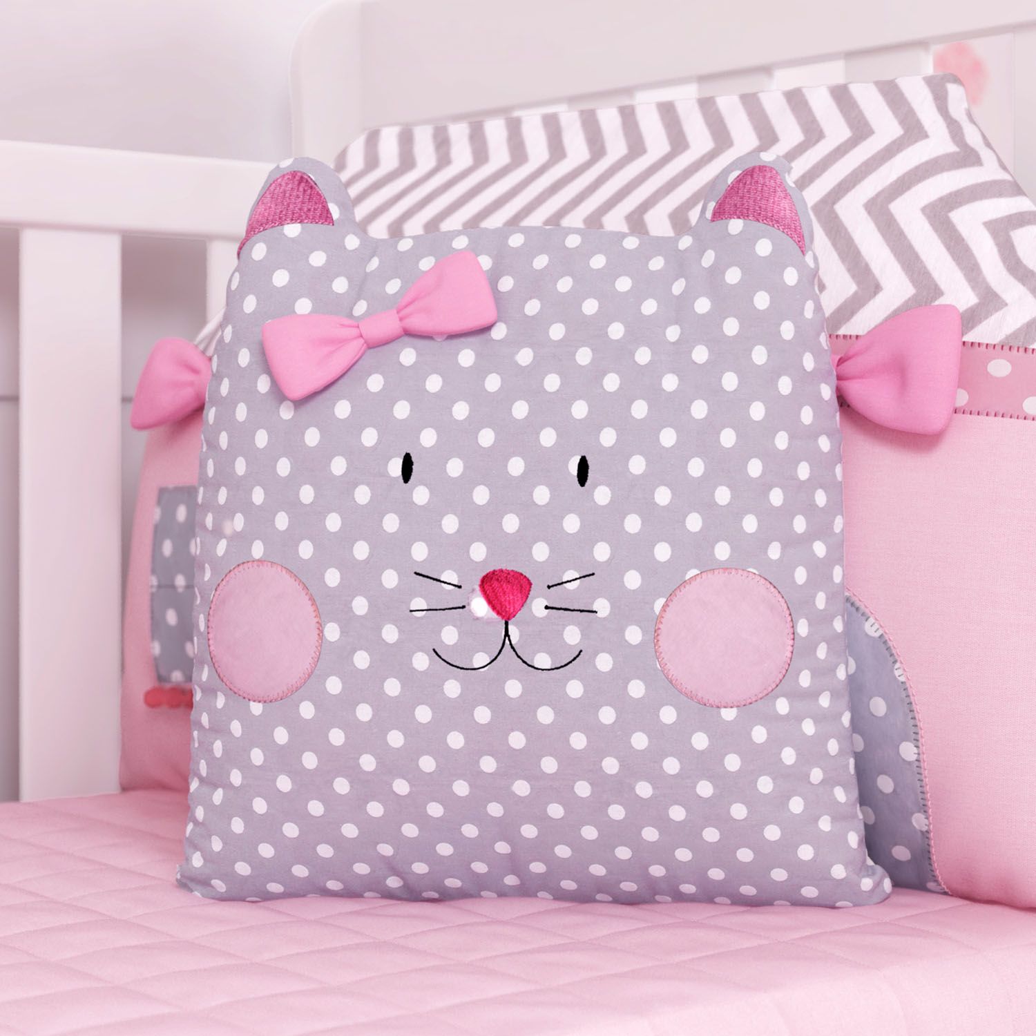 Almofada Amiguinha Gatinha 32cm