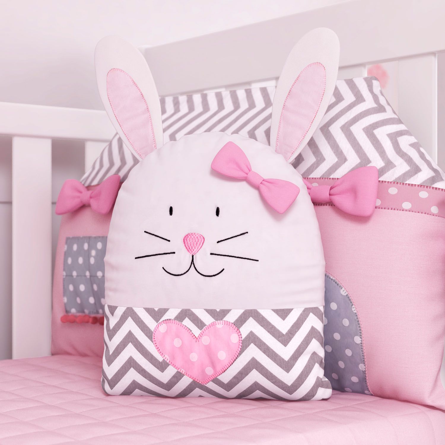 Almofada Amiguinha Coelhinha 32cm