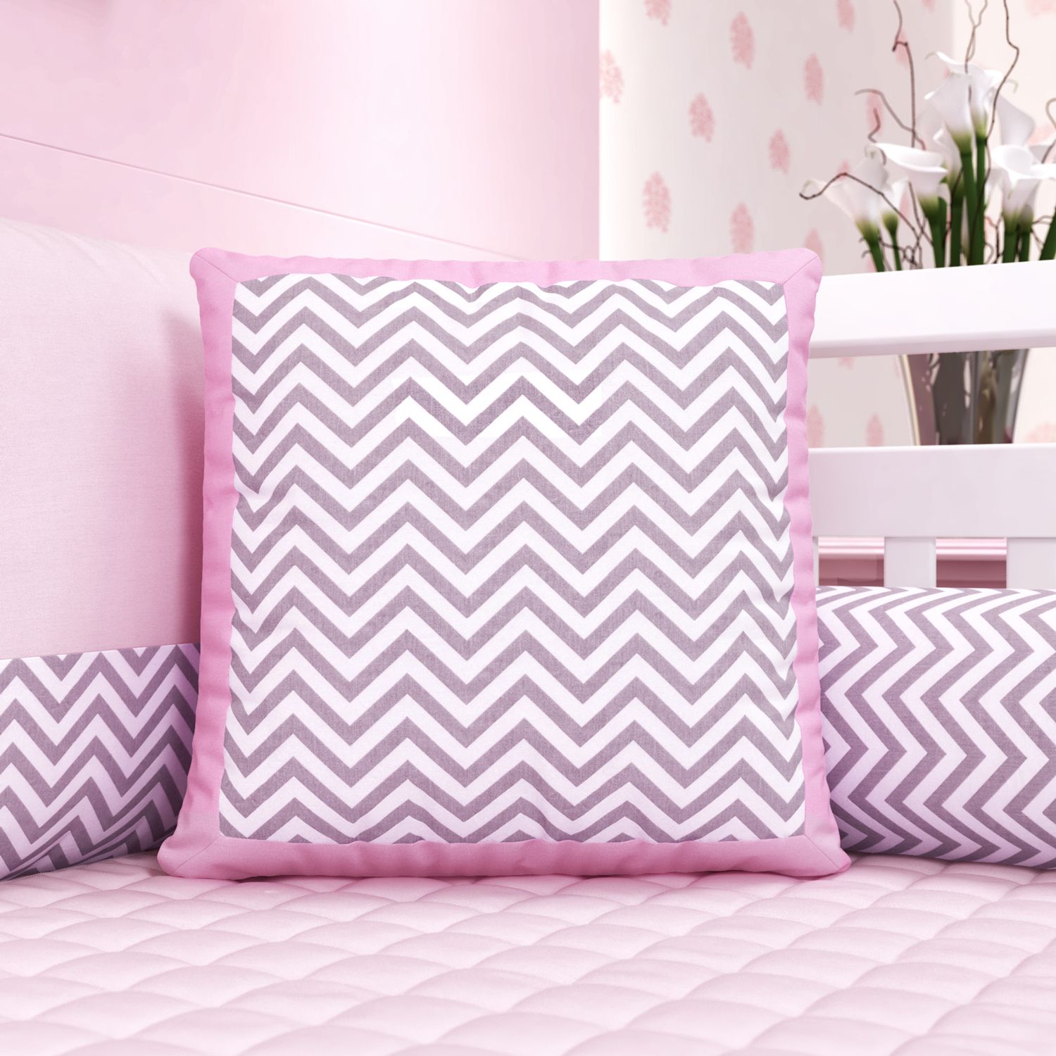 Almofada Chevron Amiguinhas 38cm