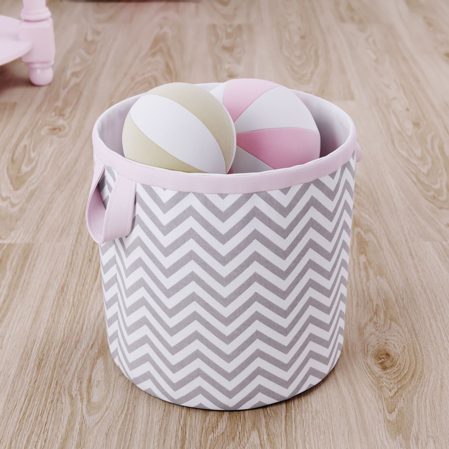 Cesto Organizador para Brinquedos Amiguinhas 35cm