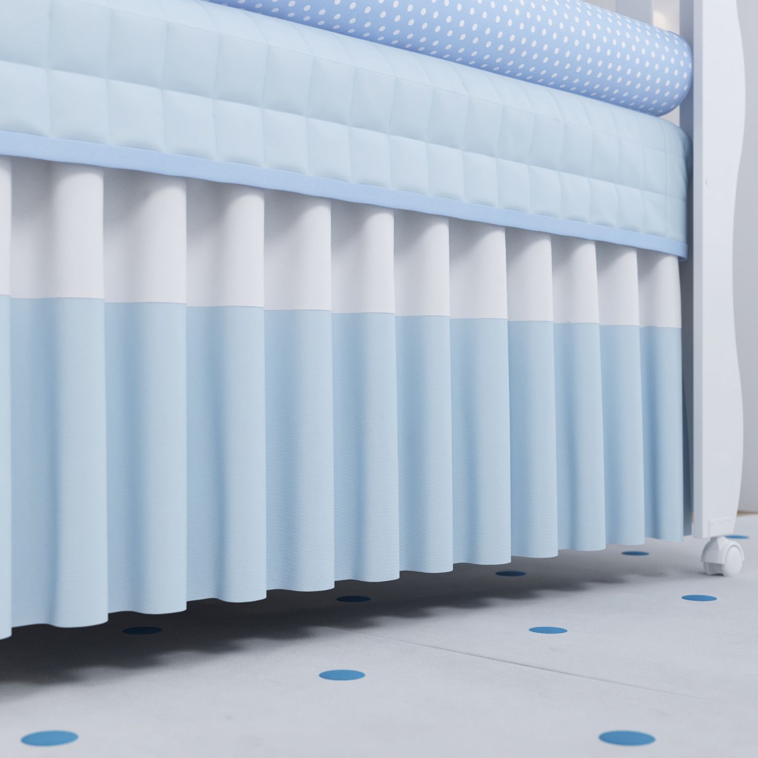 Saia de Berço Barra Azul