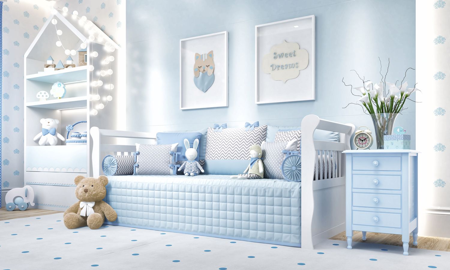 Kit Cama Babá Amiguinhas