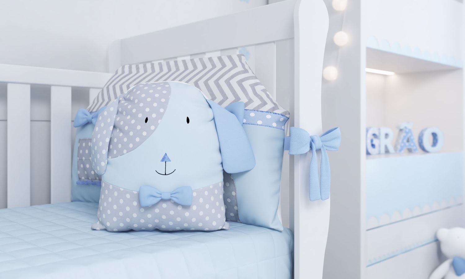 Almofada Amiguinha Cachorrinha 32cm