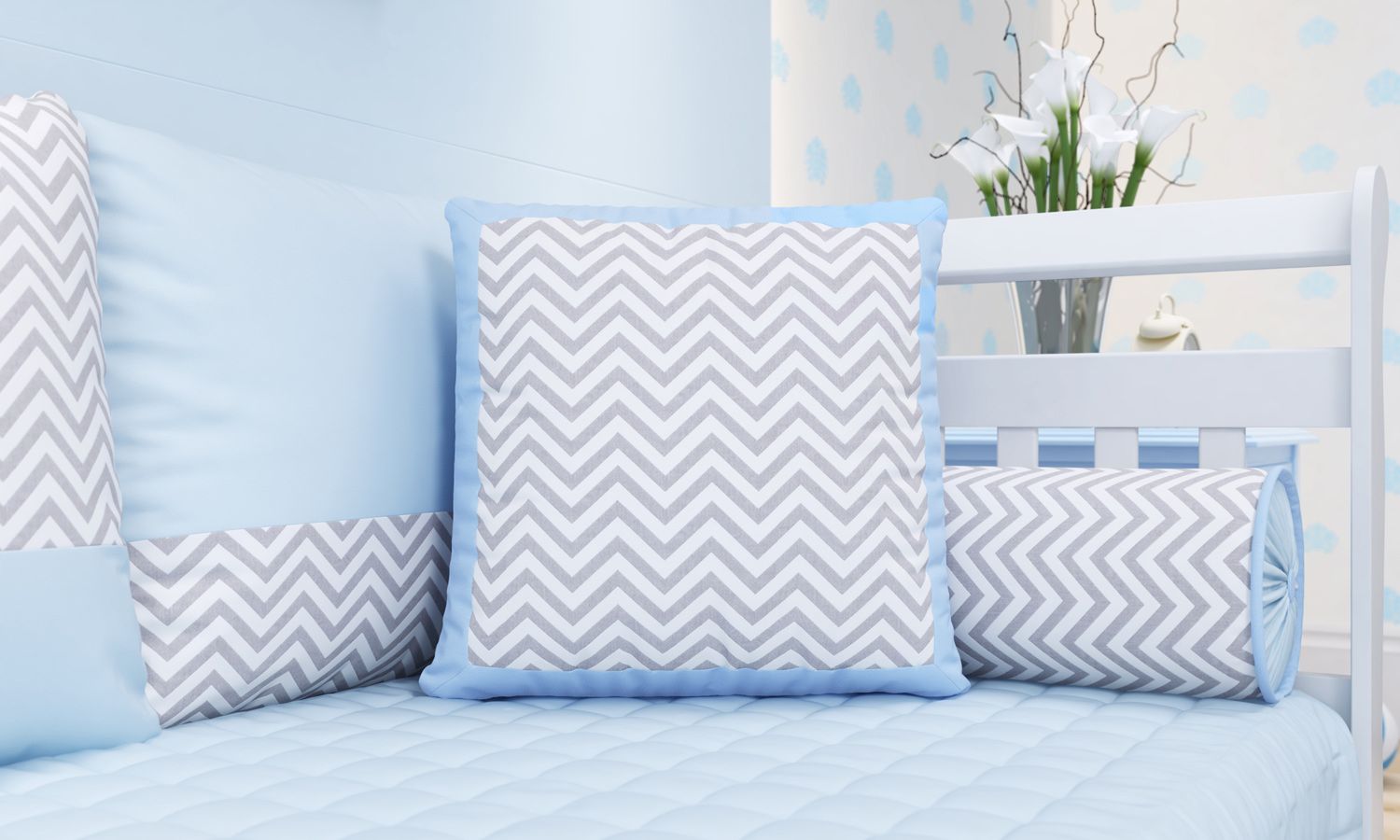 Almofada Chevron Amiguinhas 38cm